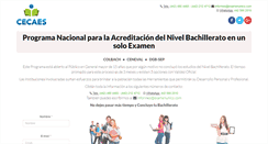 Desktop Screenshot of examenunico.com